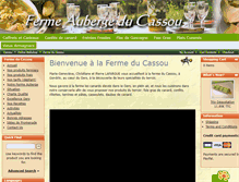 Tablet Screenshot of fermeducassou.com